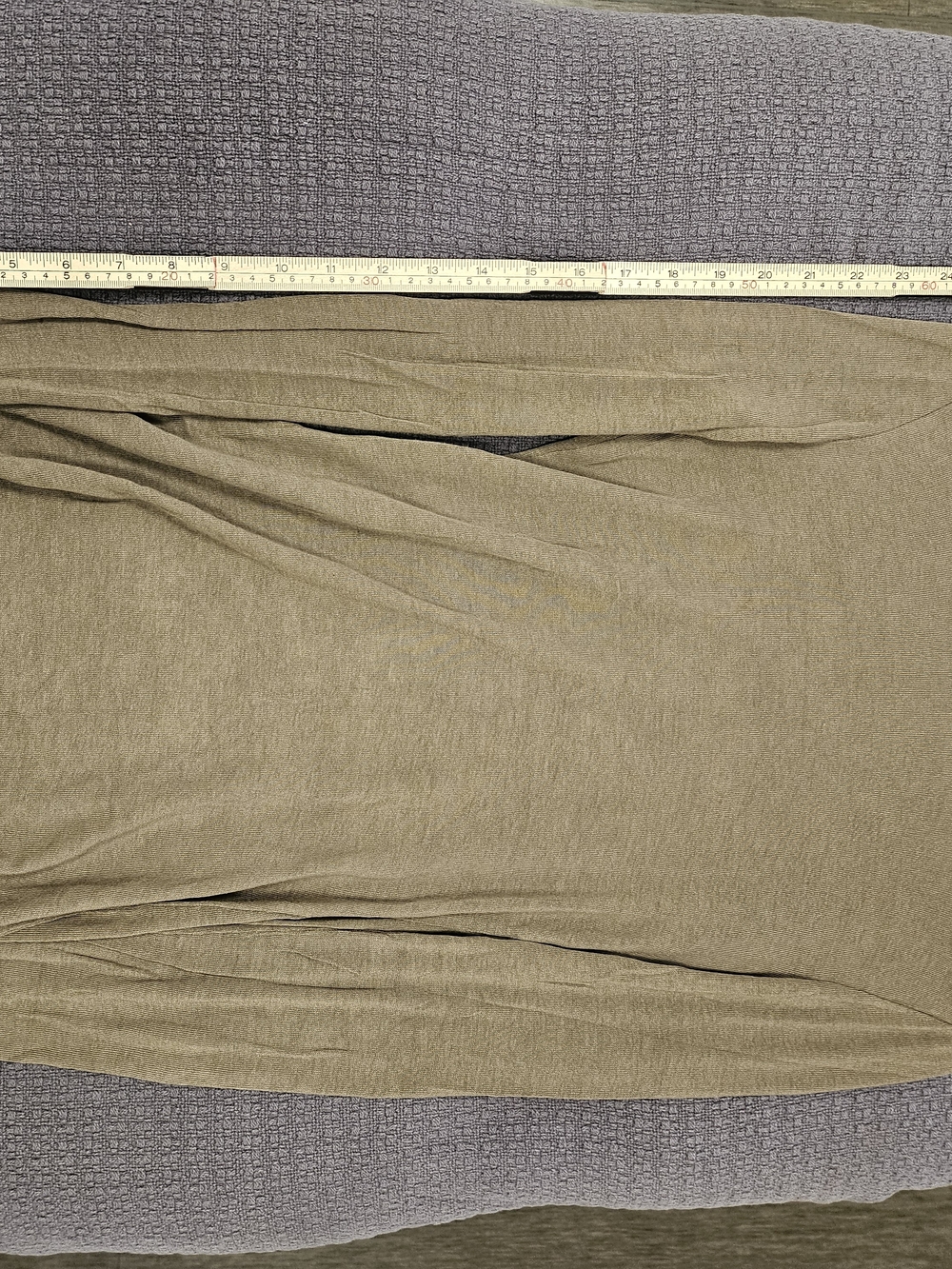 BCBGMaxAzria Taupe Sheer Brown Long Sleeve - Picture 4 of 4